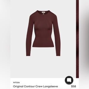 Aritzia Original Contour Crew Long-sleeve